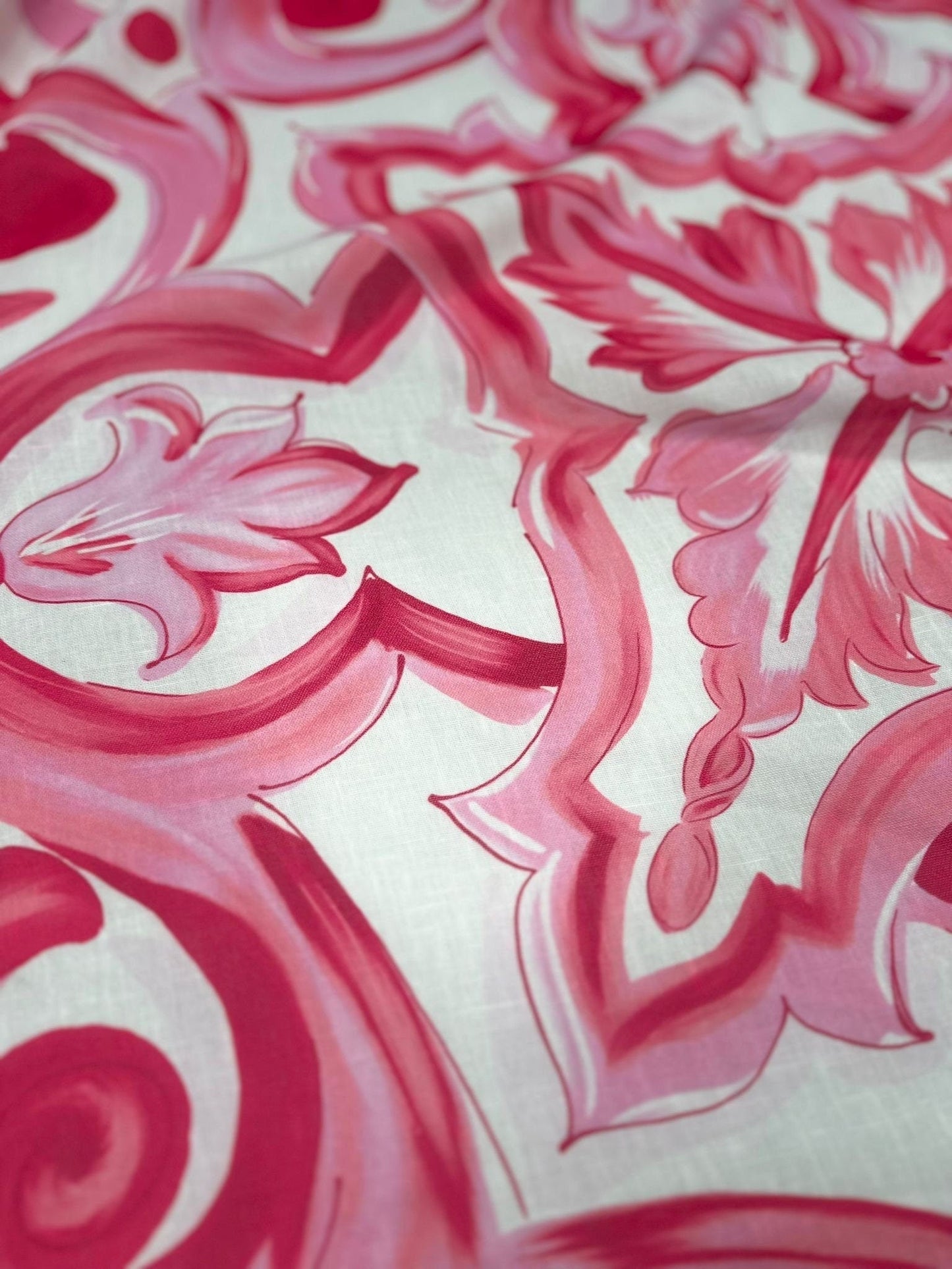 Big Majolica Pattern Fabric