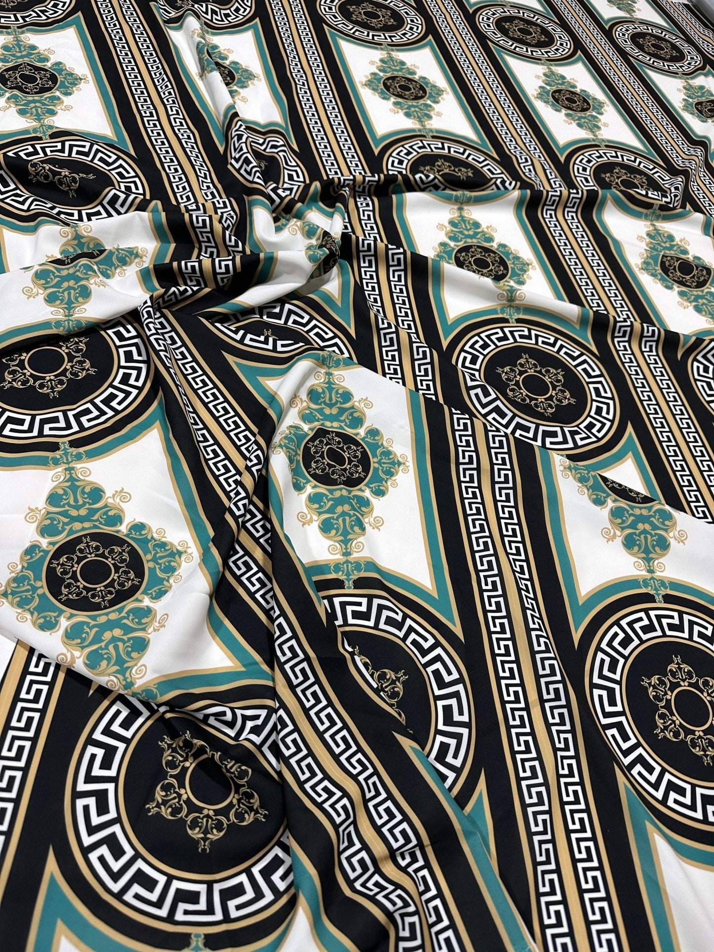 Greek Key Pattern Fabric
