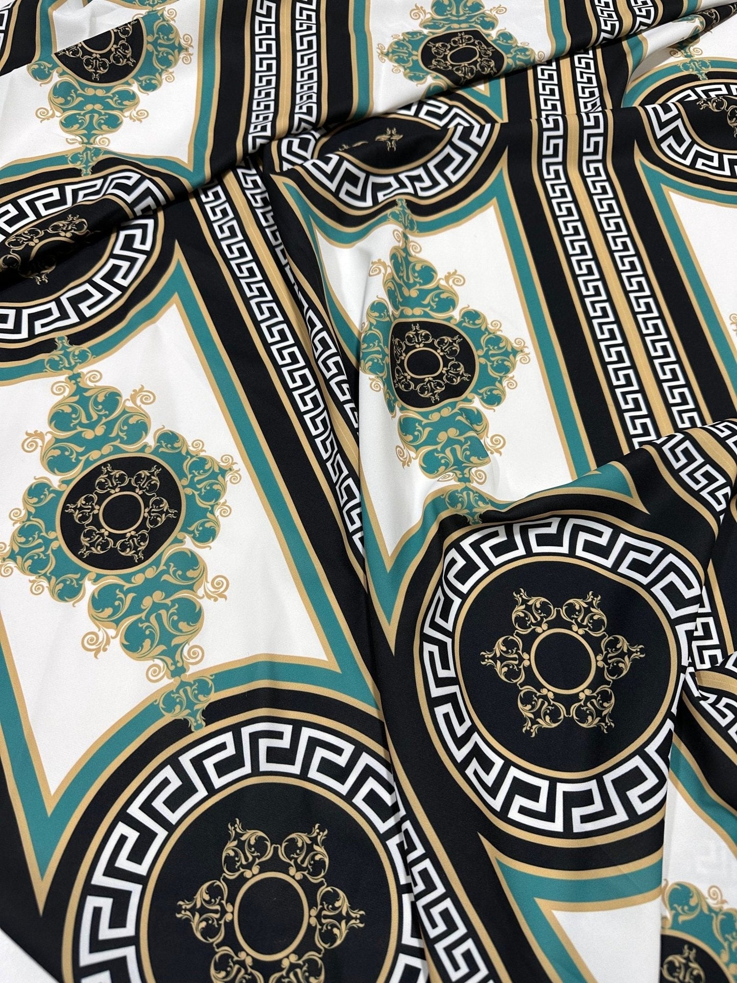 Greek Key Pattern Fabric