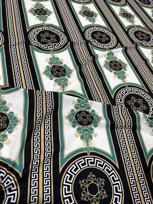 Greek Key Pattern Fabric