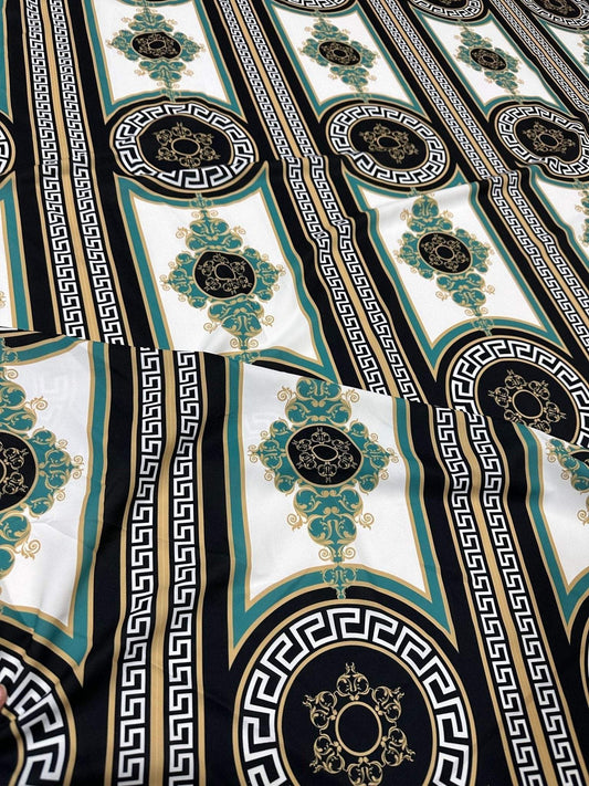 Greek Key Pattern Fabric