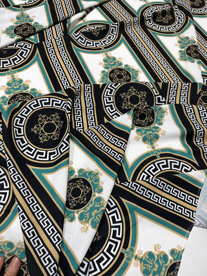 Greek Key Pattern Fabric