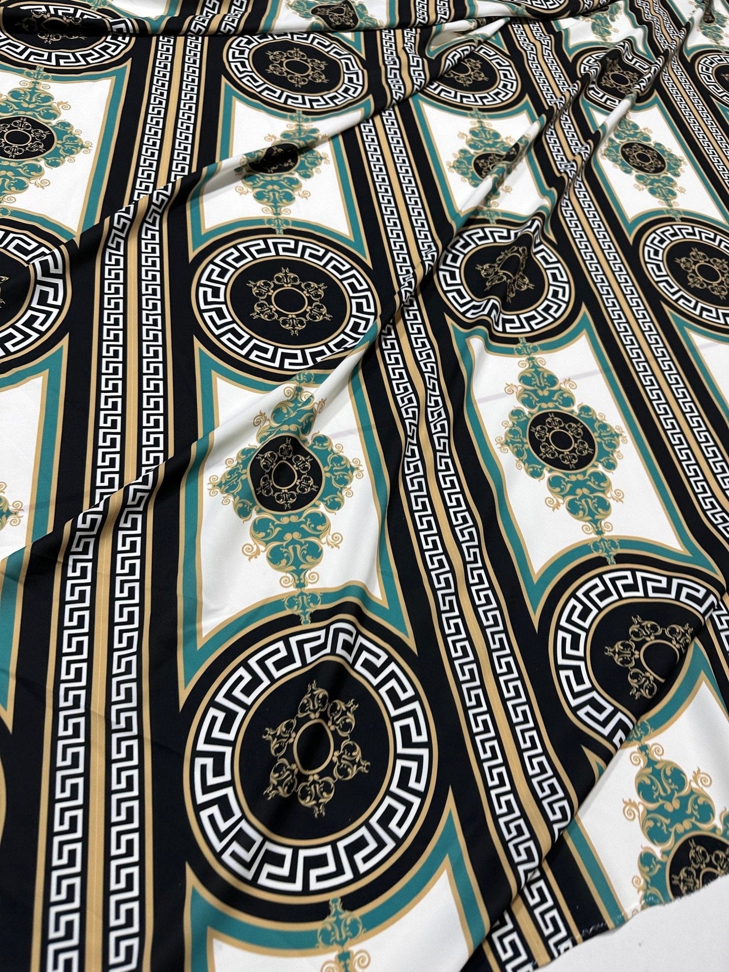 Greek Key Pattern Fabric