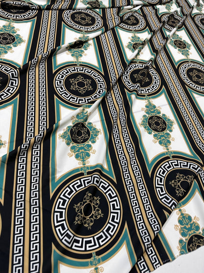 Greek Key Pattern Fabric
