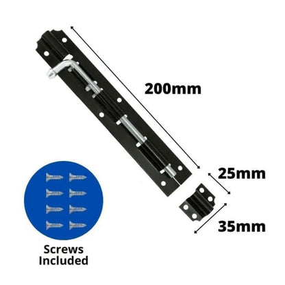 Jumbo Tower Bolt Lock 8"