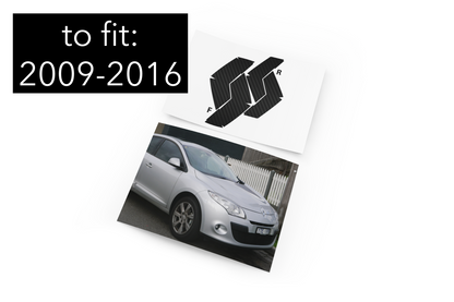 Car Emblem Vinyl Wrap Kit Front & Rear Badge Sticker Set