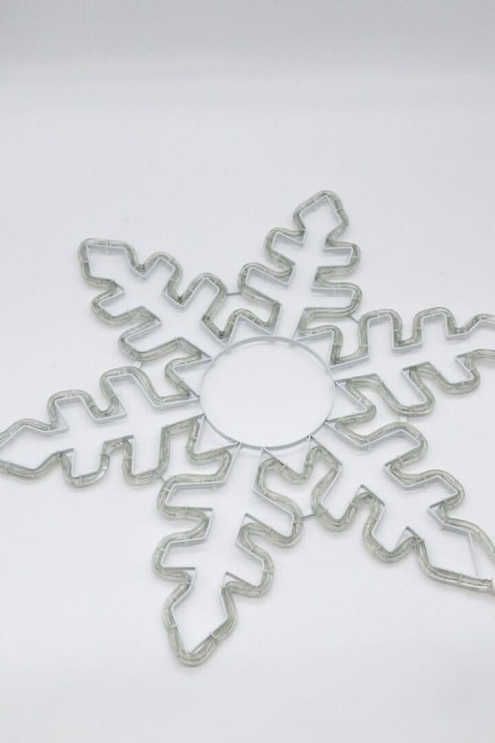 Blue LED Snowflake Rope Light