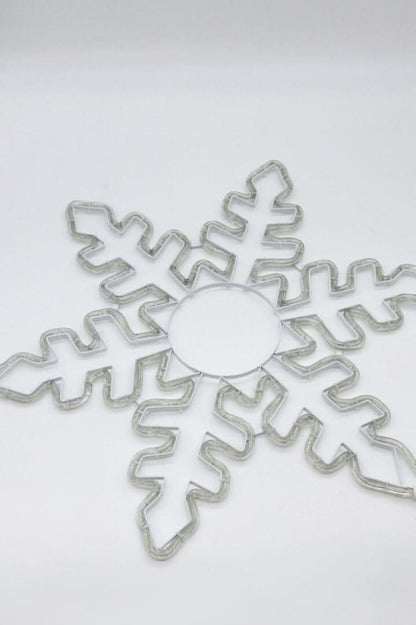 Blue LED Snowflake Rope Light