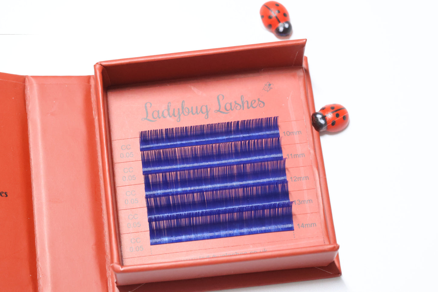 🌈 Bold Colour Volume Lashes 🌈 0.05mm • 5-Row Tray • 10–14mm Mix