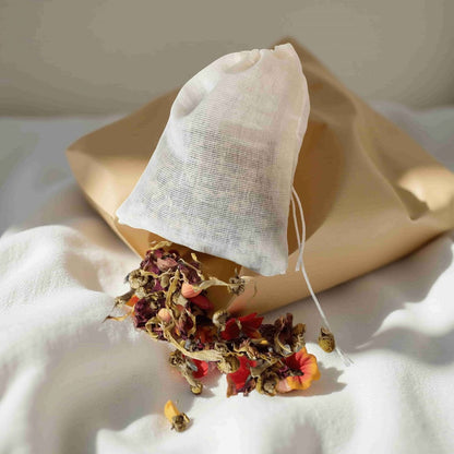 Botanical Bath Tea Bag with Rose & Lavender