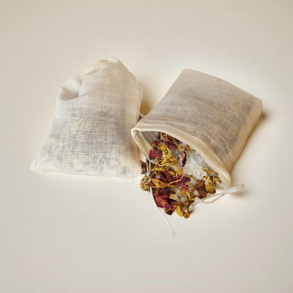 Botanical Bath Tea Bag with Rose & Lavender