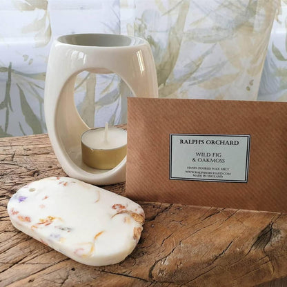 Wax Melt Starter Kit – Burner, Soy Tealight & Scented Melt