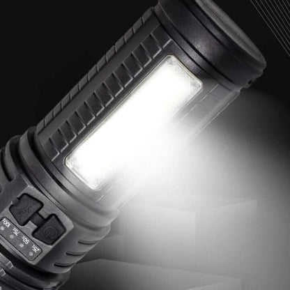 Bright ABS Rechargable Torch with USB Charging Port