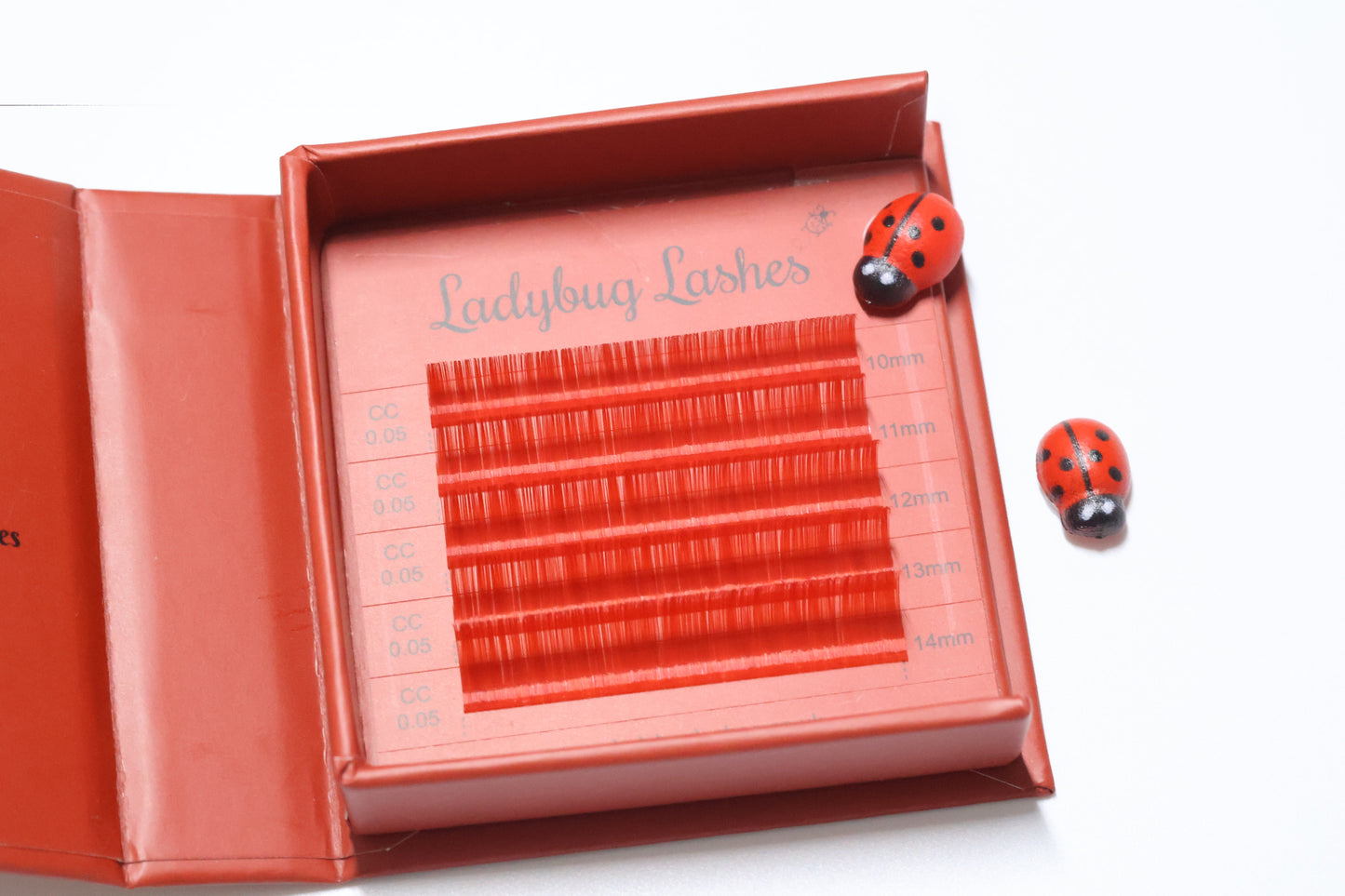 🌈 Bold Colour Volume Lashes 🌈 0.05mm • 5-Row Tray • 10–14mm Mix