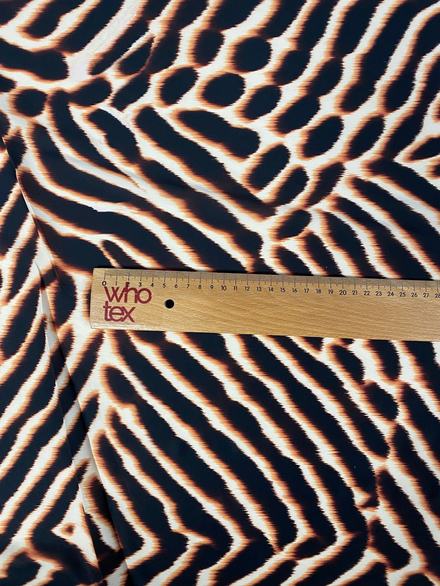 Brown and Black Animal Print Fabric