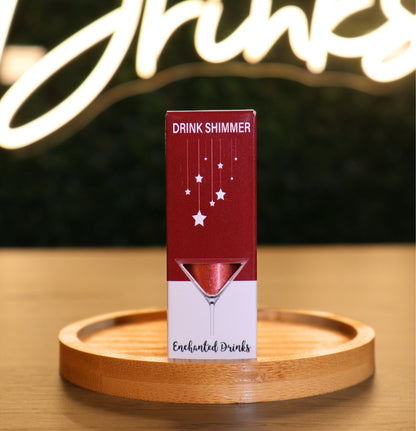 Burgundy Edible Drink Shimmer