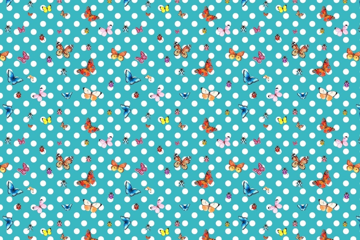 Baby Blue Butterfly Fabric