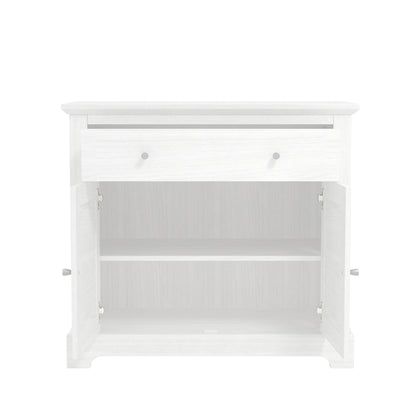 Salcombe Sideboard White 2 Doors 2 Shelves 1 Drawer