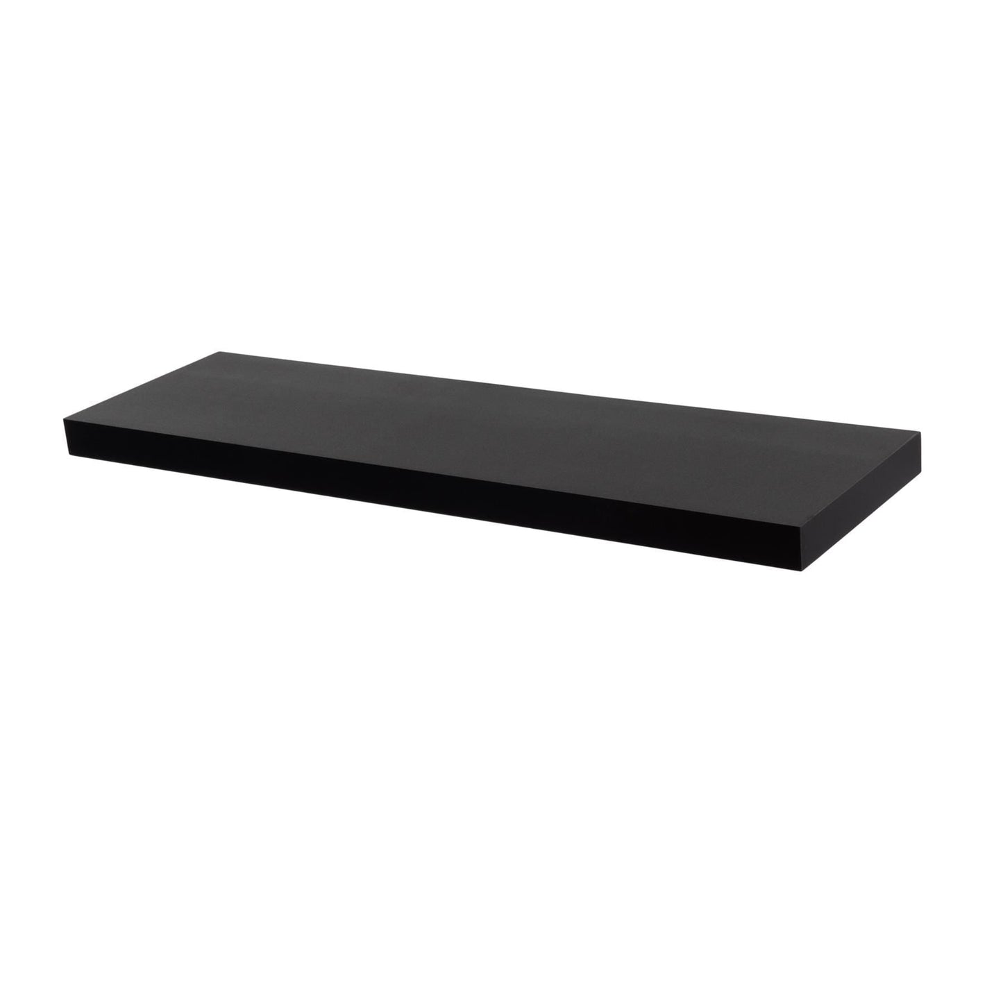 80cm Black Modern Floating Shelf