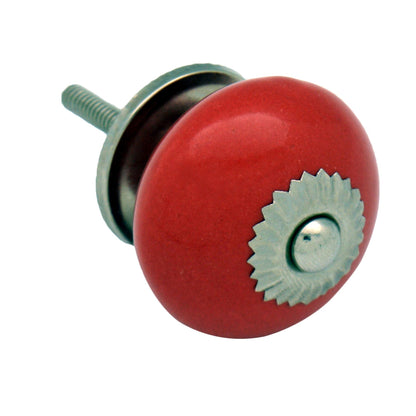 Round Ceramic Cabinet Knob