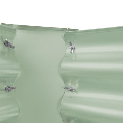 120cm x 60cm Semicircular Galvanised Steel Raised Garden Bed