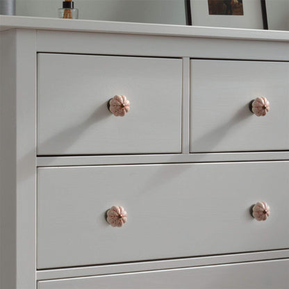 Vintage Floral Ceramic Cabinet Knob