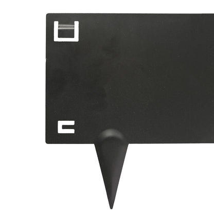 5pc Steel Lawn Edging Set - 5m x 16cm