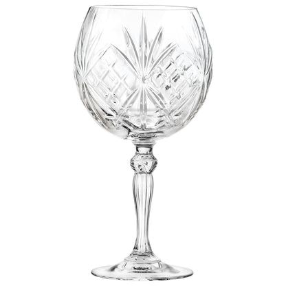 650ml Crystal Melodia Gin Glasses - Pack of 6