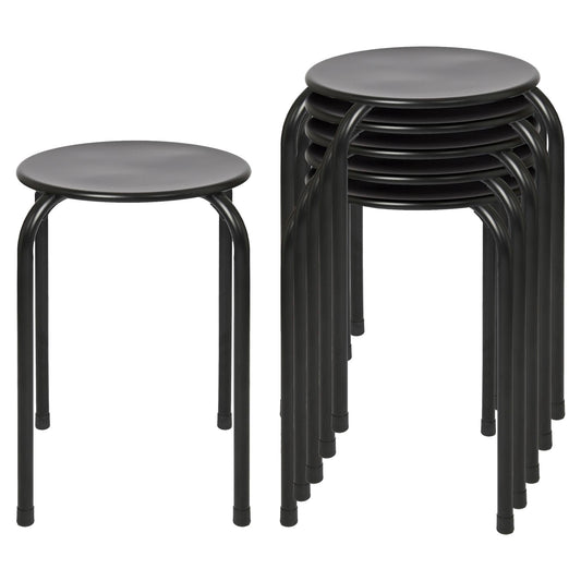 Metal Stacking Stools - Pack of 6