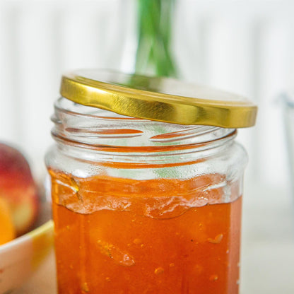 380ml Glass Jam Jars with Lids - Pack of 6
