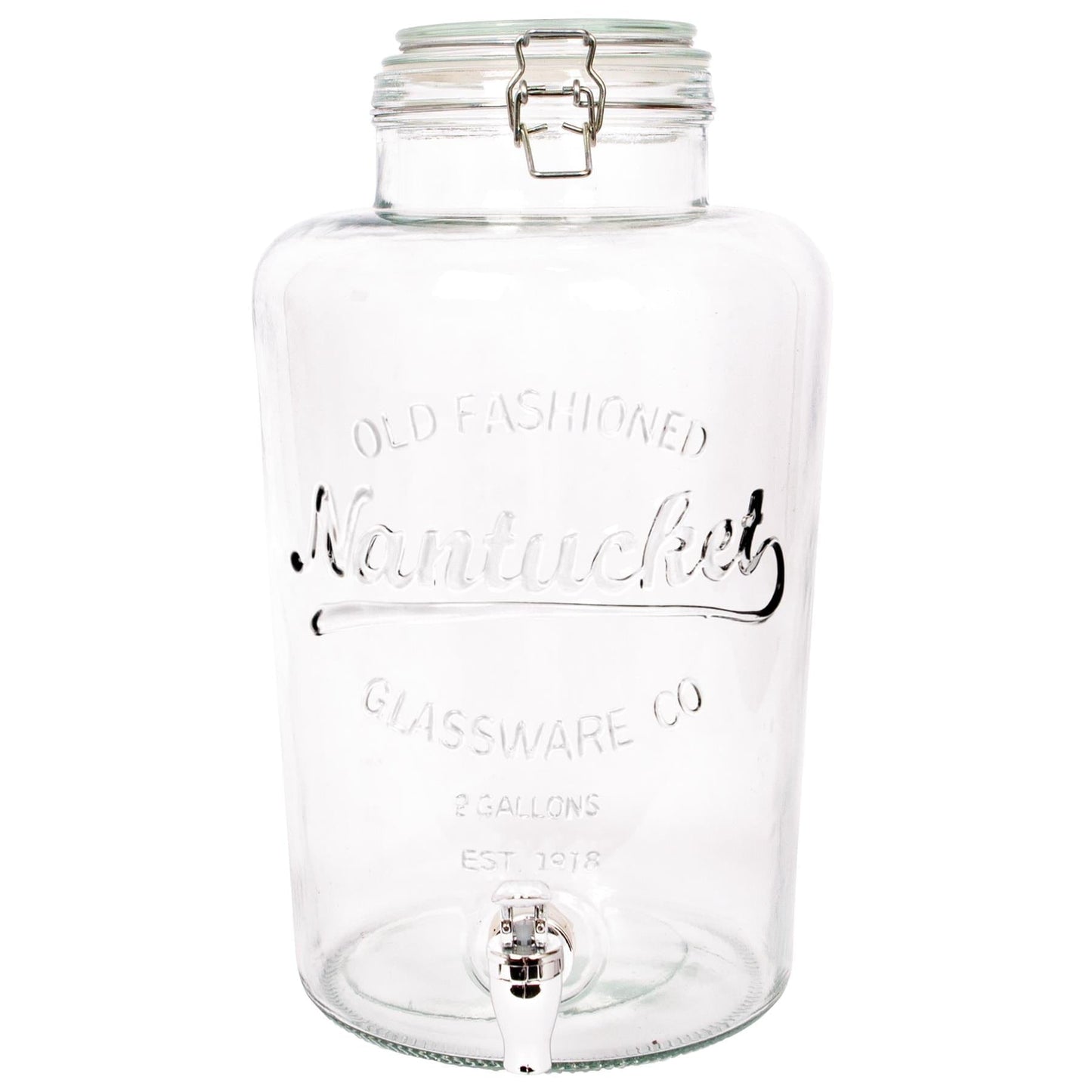 8.7L Glass Drinks Dispenser with Tap