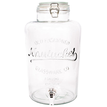 8.7L Glass Drinks Dispenser with Tap