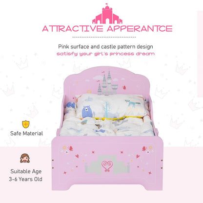 Homcom Castle-Designed Kids Single Bed