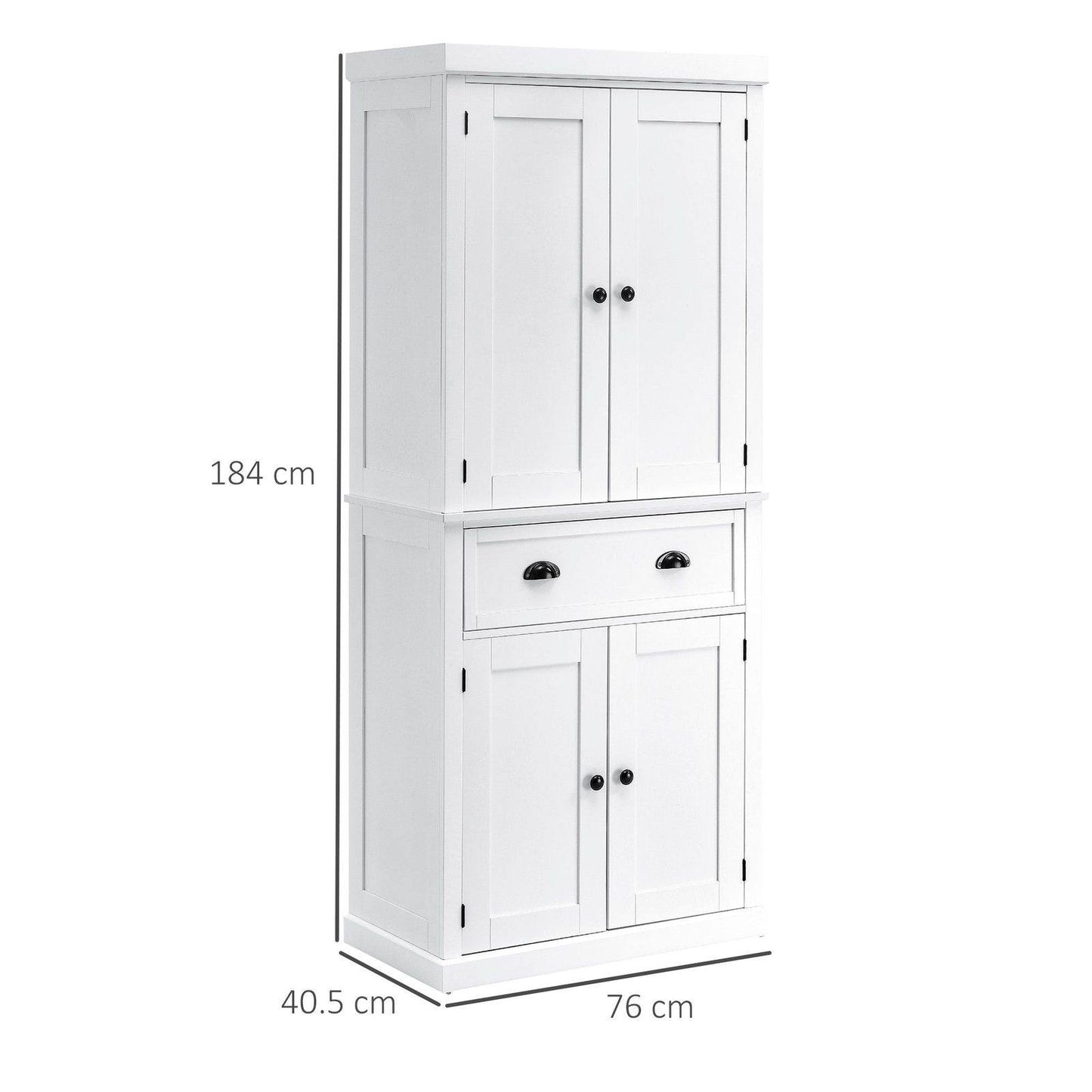 Traditional Colonial Freestanding Kitchen Cupboard