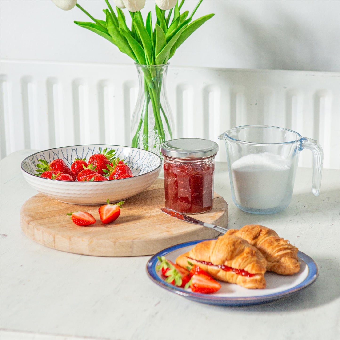 250ml Glass Jam Jars with Lids - Pack of 6