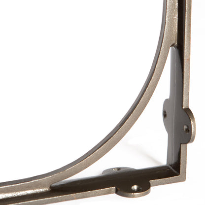 205mm Curved Iron Shelf Bracket