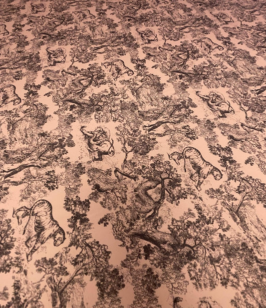 Camel Wild Forest Pattern Fabric – Multiple Fabric Options, Sold by Metre