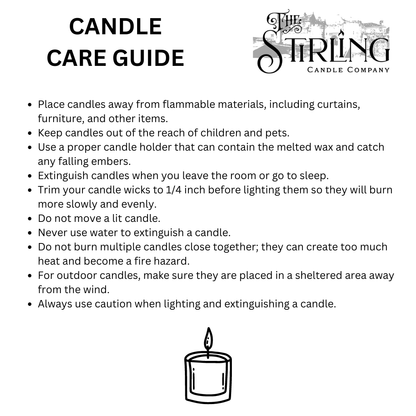 Dark Honey & Sandalwood - Large Candle