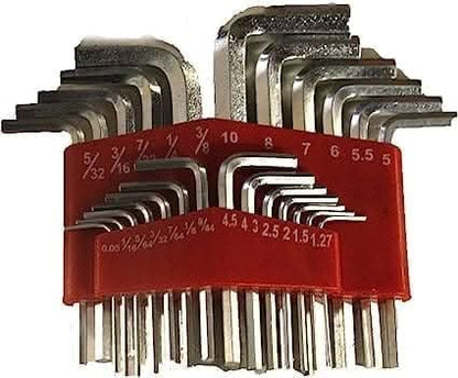Hex Key Set with Chrome Finish