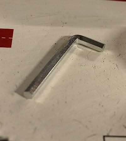 Hex Key Set with Chrome Finish