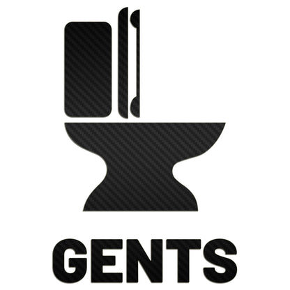 Mens Toilet Restroom Sign Sticker
