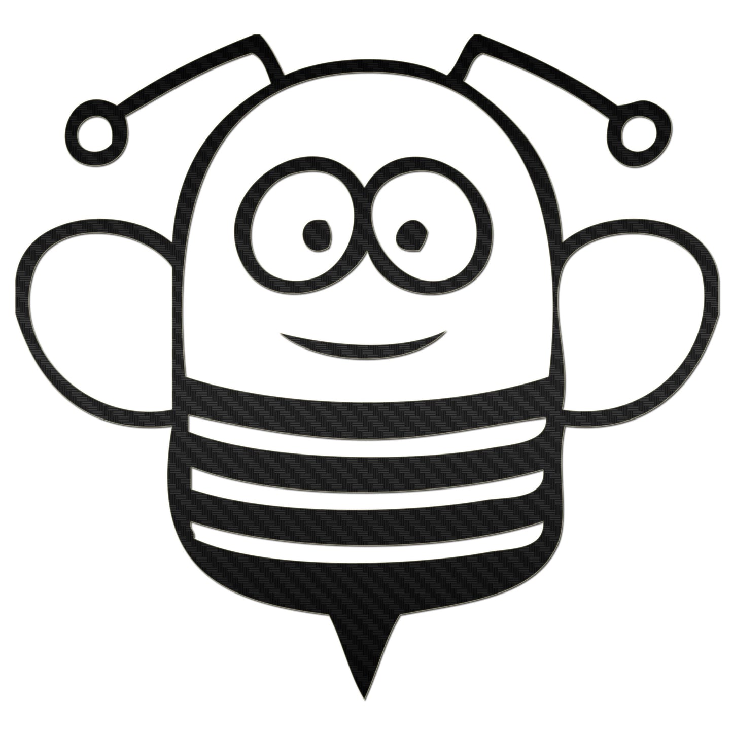 Funny Cartoon Bee Sticker