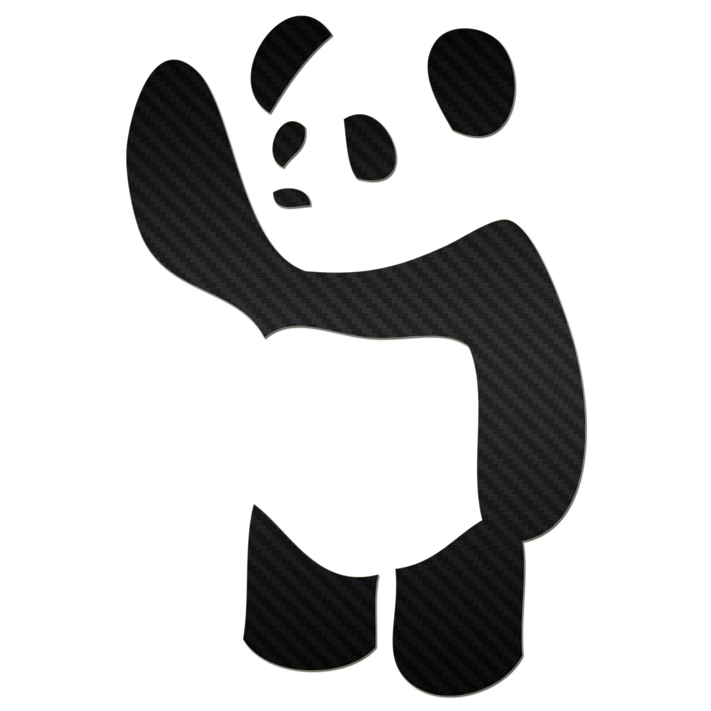 Waving Panda Sticker