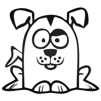 Funny Cartoon Dog Sticker