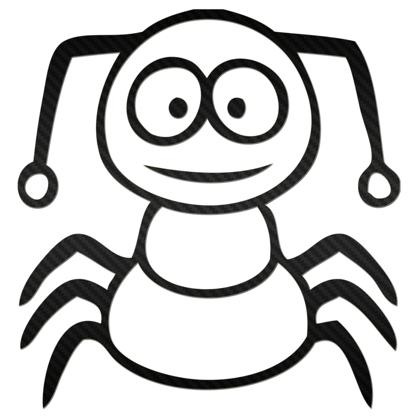 Funny Cartoon Insect Sticker