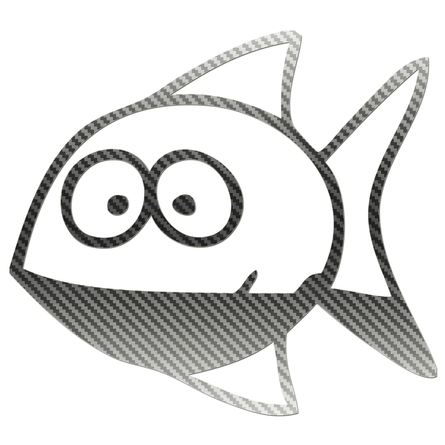 Funny Cartoon Fish Sticker