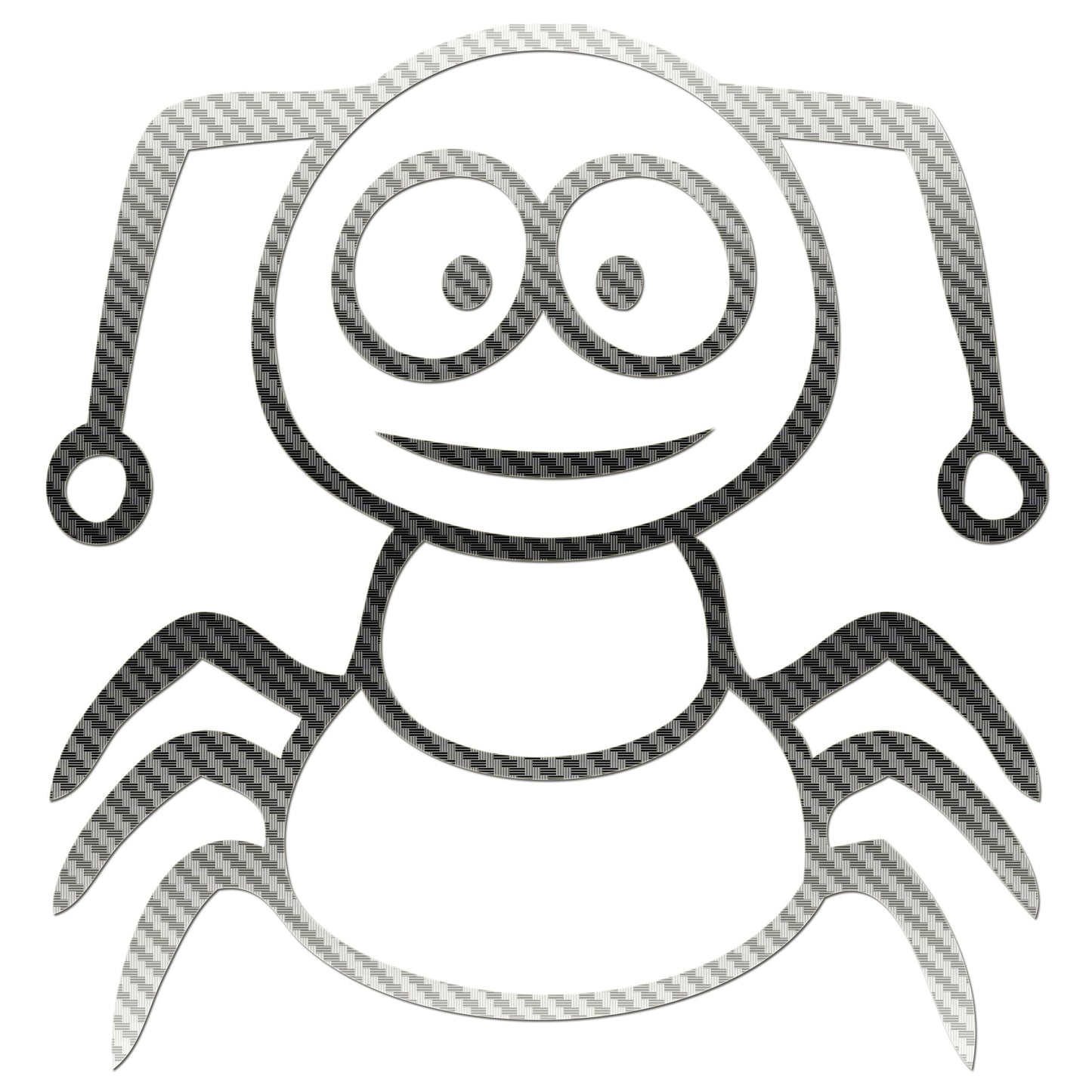 Funny Cartoon Insect Sticker