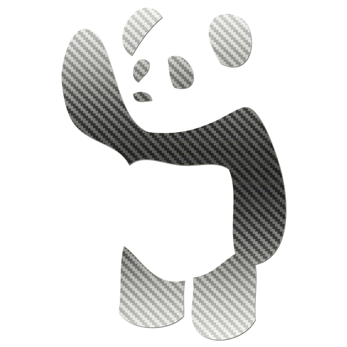 Waving Panda Sticker