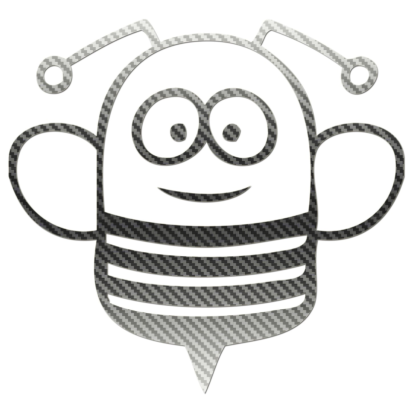 Funny Cartoon Bee Sticker