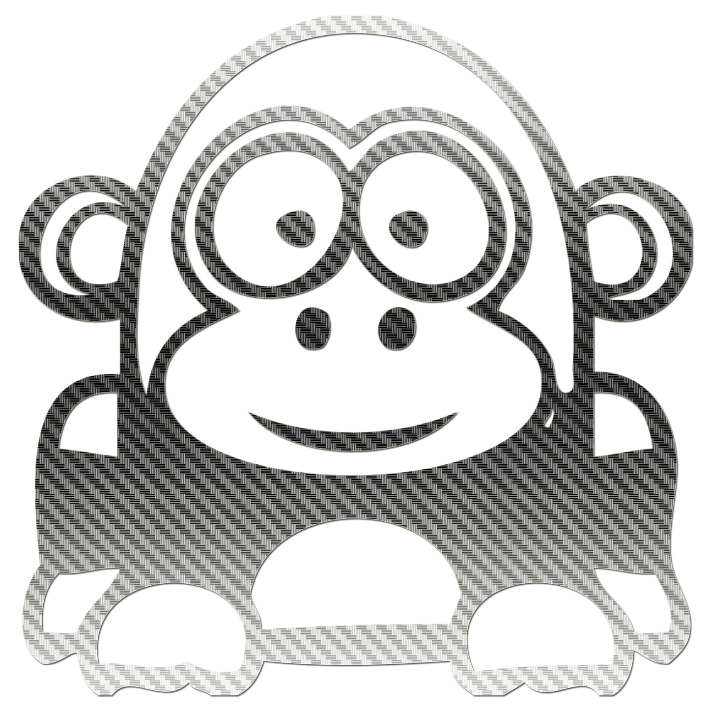 Funny Cartoon Gorilla Sticker